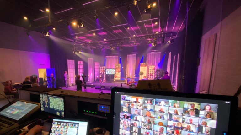 Livestream tijdens een hybride of online evenement
